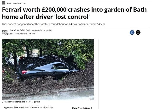 Σοβαρός κίνδυνος έως και θανάσιμος με τα φρένα των Ferrari;