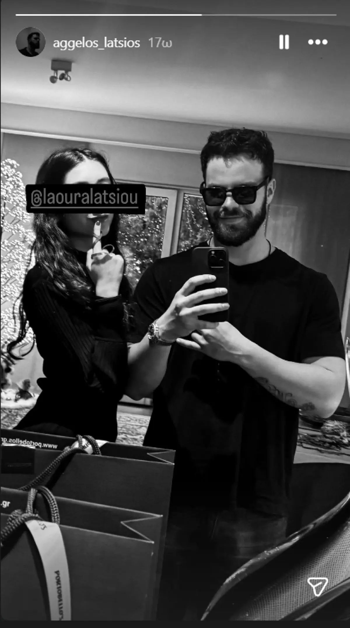 Ο Άγγελος Λάτσιος και η Λάουρα Λάτσιου 