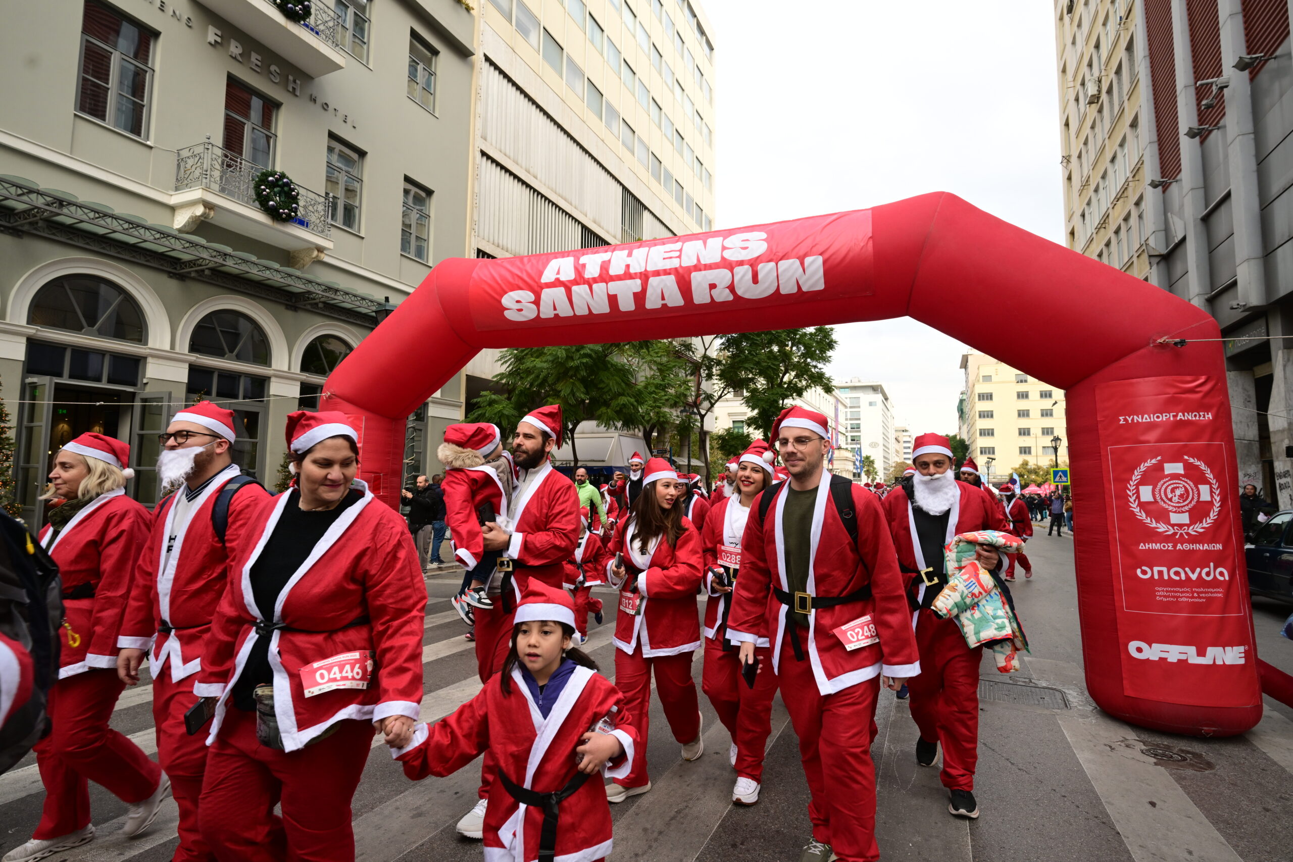 Athens Santa Run 