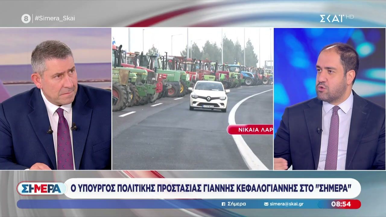 Ο Υφυπουργός Πολιτικής Προστασίας Γιάννης Κεφαλογιάννης στο “Σήμερα”