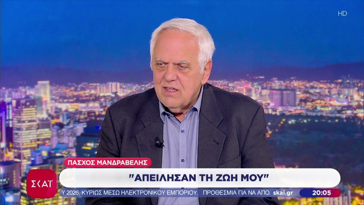 Πάσχος Μανδραβέλης: “Μίλησα για τον “Φραπέ” και με απείλησαν ότι θα έχω την τύχη του Καραϊβάζ”
