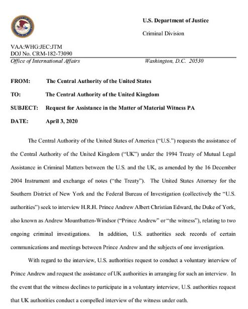 Έπσταϊν: Οι φρέσκες αποκαλύψεις που «καίνε» τον πρώην πρίγκιπα Άντριου – Το email από το Μπαλμόραλ στη Μάξγουελ για να βρει «ακατάλληλους γνωστούς»