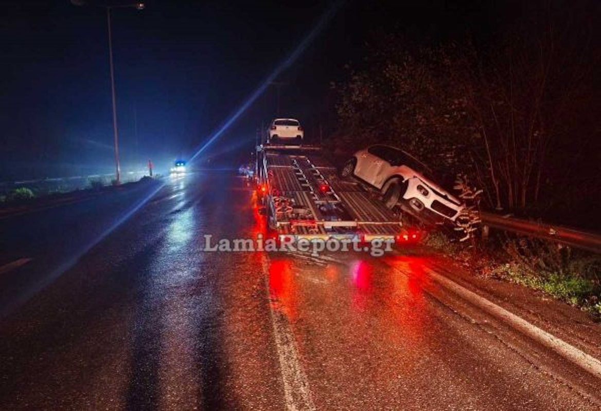 Φθιώτιδα: Αυτοκίνητο «ξέφυγε» από αυτοκινητάμαξα σε παράδρομο – Δείτε εικόνες 4 Φθιώτιδα