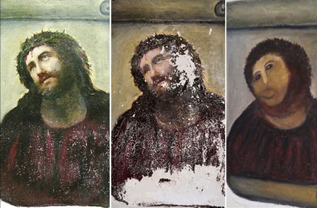 Ισπανία: Απεβίωσε η γυναίκα που έγινε γνωστή για την αποτυχημένη «αποκατάσταση» εικόνας του Ιησού