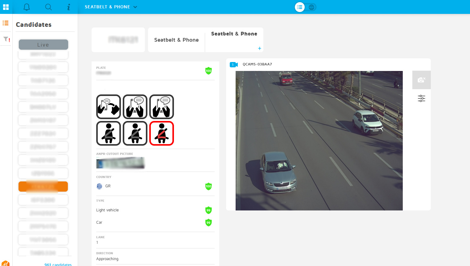 κάμερες τροχαία κλήση
