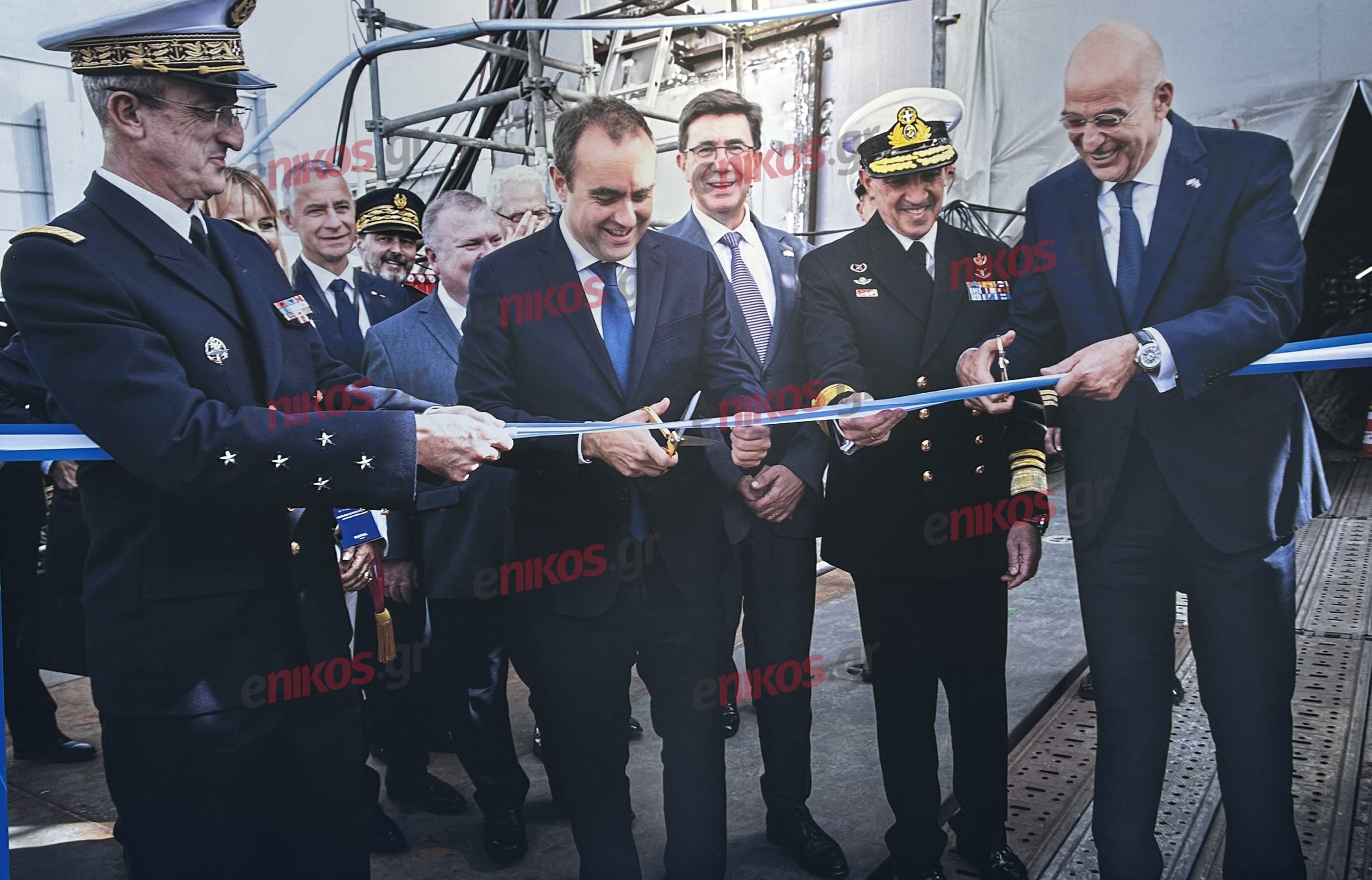 Ζωντανά από Λοριάν: Η ανύψωση σημαίας στην πρώτη φρεγάτα FDI Belharra ΚΙΜΩΝ