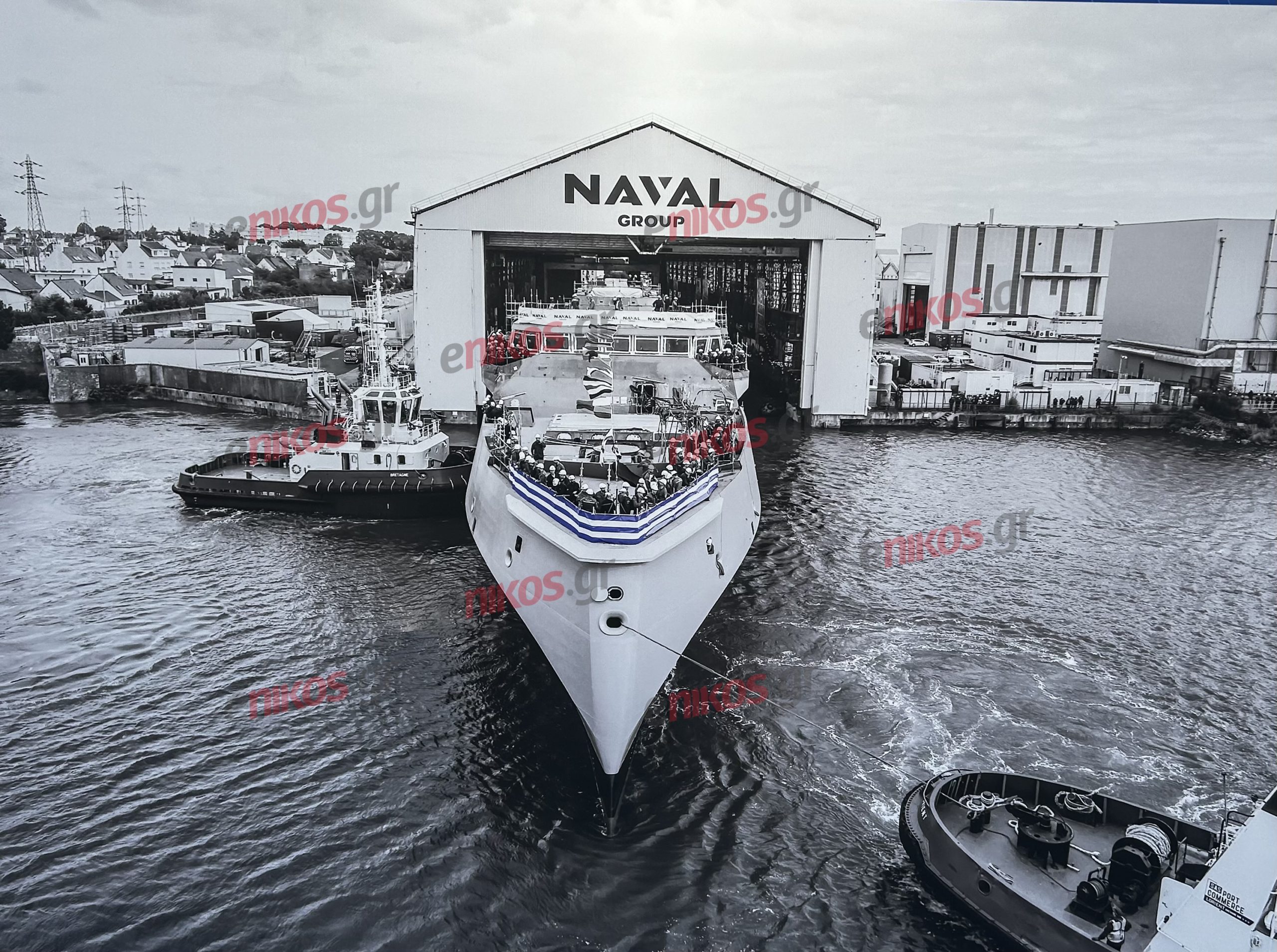 Ζωντανά από Λοριάν: Η ανύψωση σημαίας στην πρώτη φρεγάτα FDI Belharra ΚΙΜΩΝ