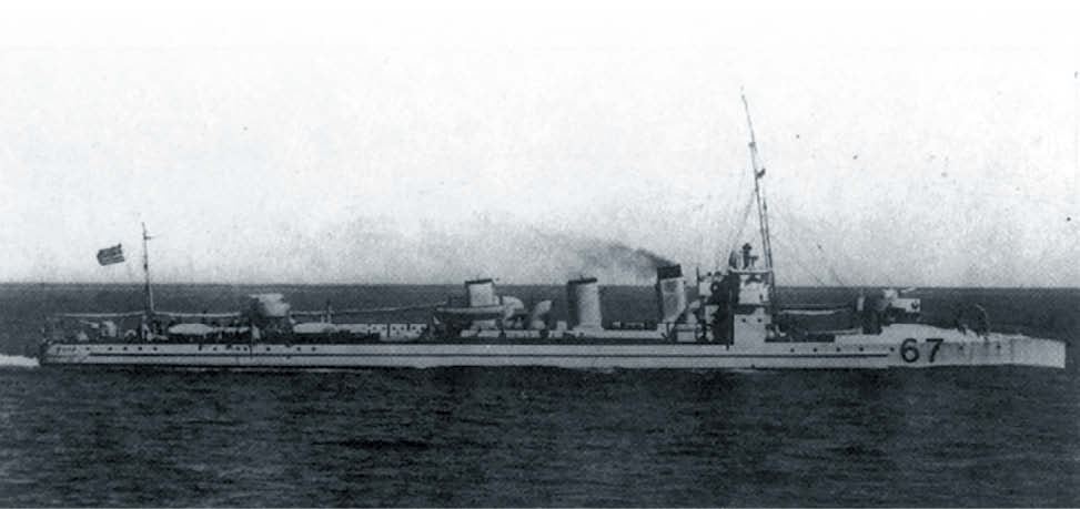 Η πορεία των Ελληνικών Αντιτορπιλικών: Η ιστορία των εύδρομων του ΠΝ 1912-1945 8 Η πορεία των Ελληνικών Αντιτορπιλικών: Η ιστορία των εύδρομων του ΠΝ 1912-1945