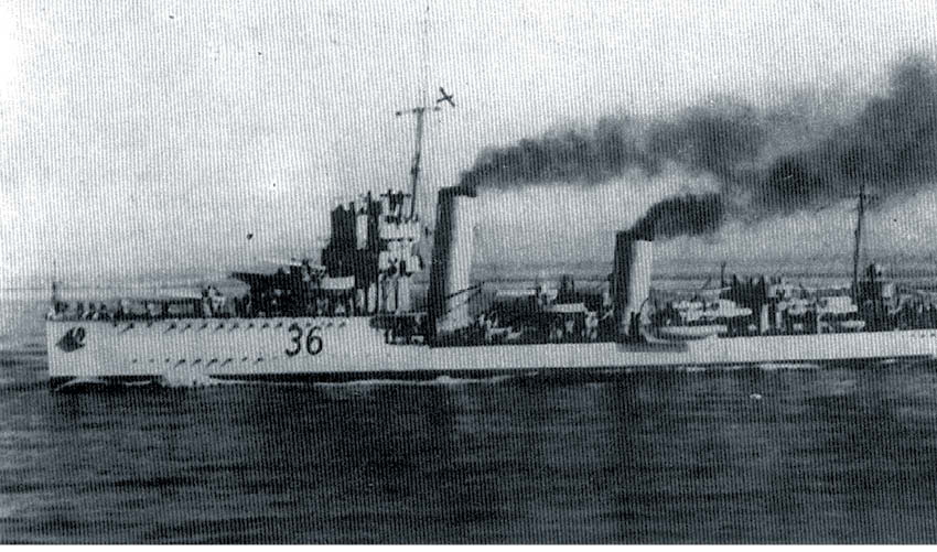 Η πορεία των Ελληνικών Αντιτορπιλικών: Η ιστορία των εύδρομων του ΠΝ 1912-1945 12 Η πορεία των Ελληνικών Αντιτορπιλικών: Η ιστορία των εύδρομων του ΠΝ 1912-1945