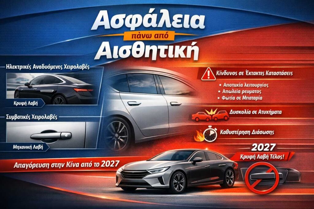 Ηλεκτρικές χειρολαβές: Μήπως η αισθητική νίκησε τη λογική;