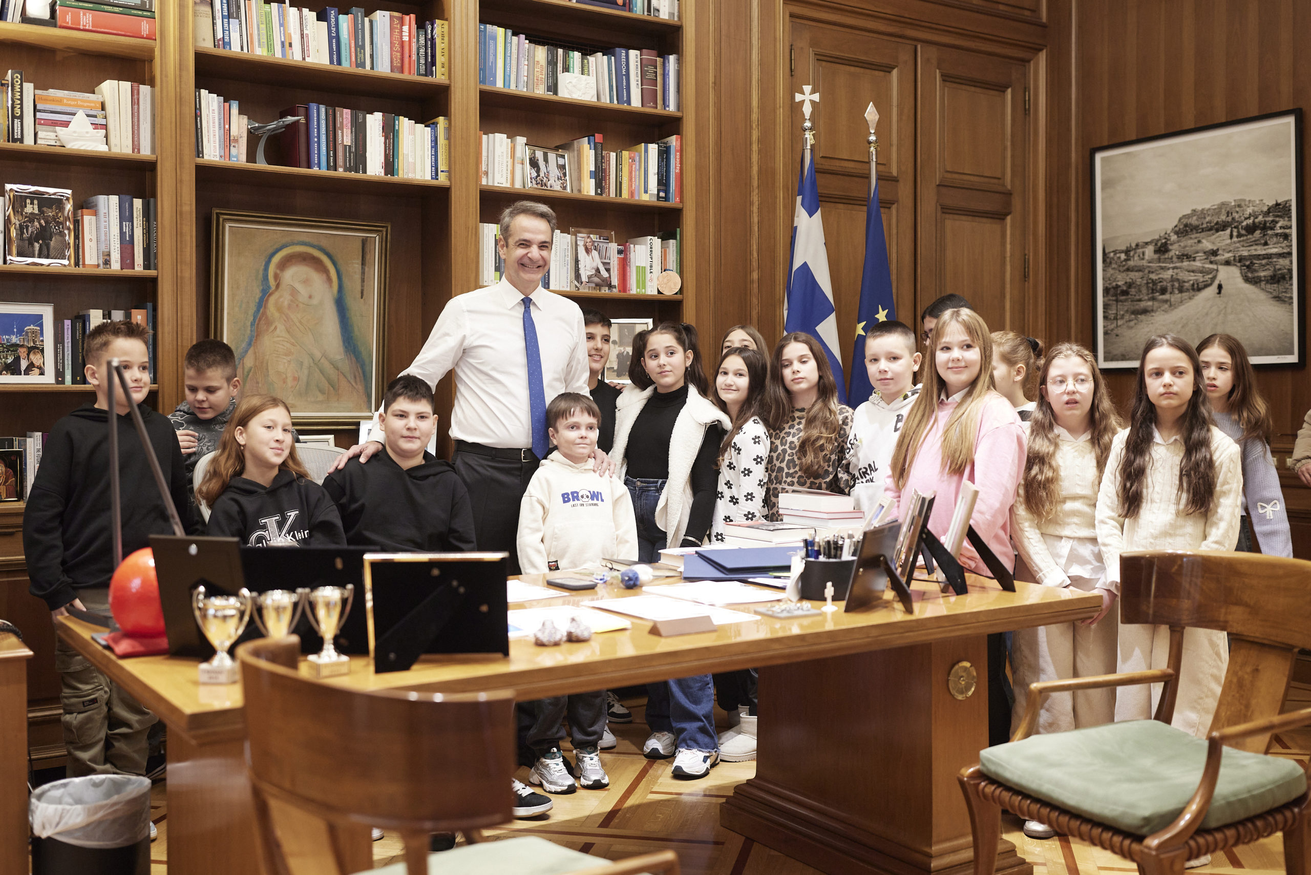 Κυριάκος Μητσοτάκης μαθητές Ξάνθη