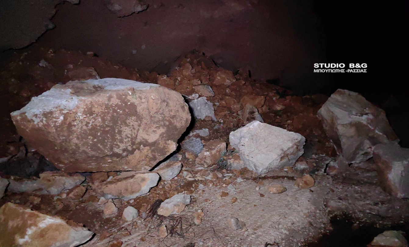 Ναύπλιο: Σημαντική κατολίσθηση στο μονοπάτι Αρβανιτιά Καραθώνα 2 Ναύπλιο κατολίσθηση