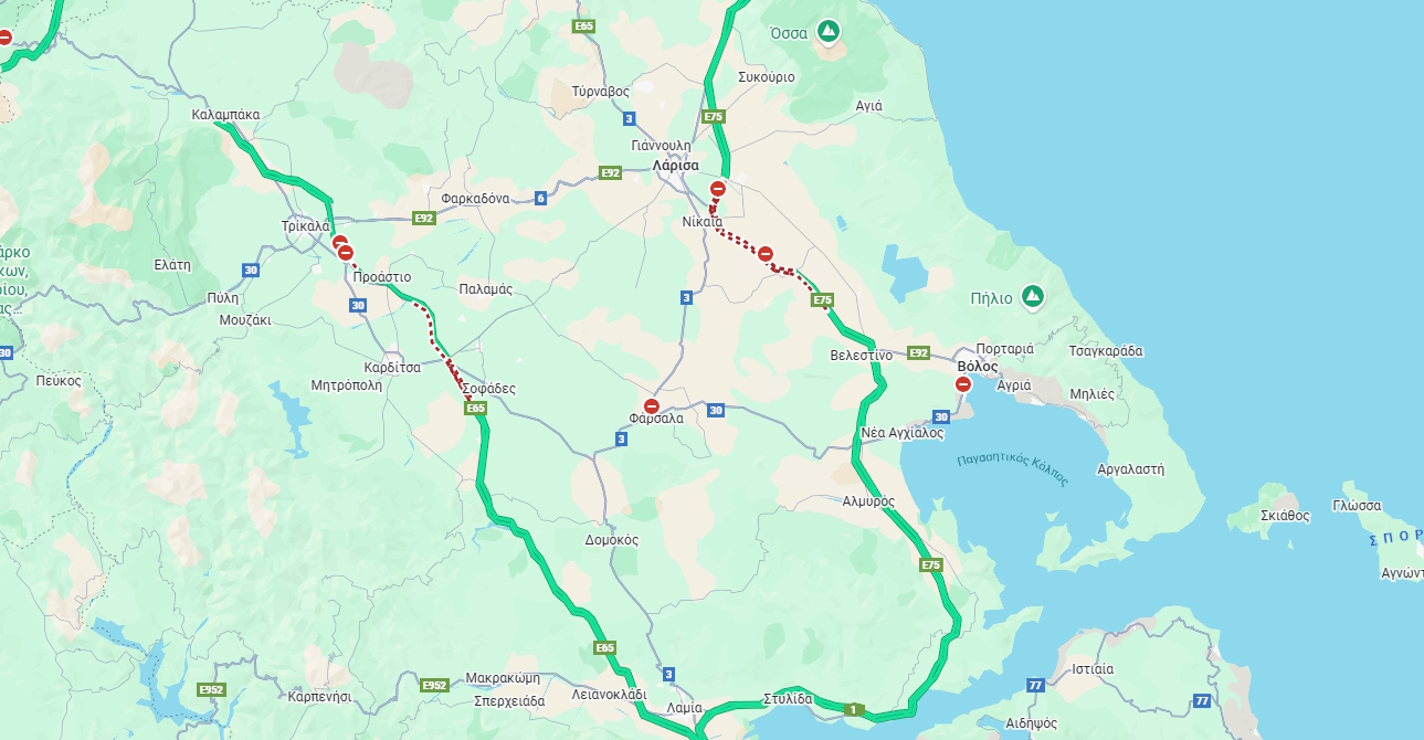 Αγροτικά μπλόκα: Οι αγρότες συνεχίζουν στους δρόμους – Ποιοι δρόμοι έχουν κλείσει 4 Θεσσαλία