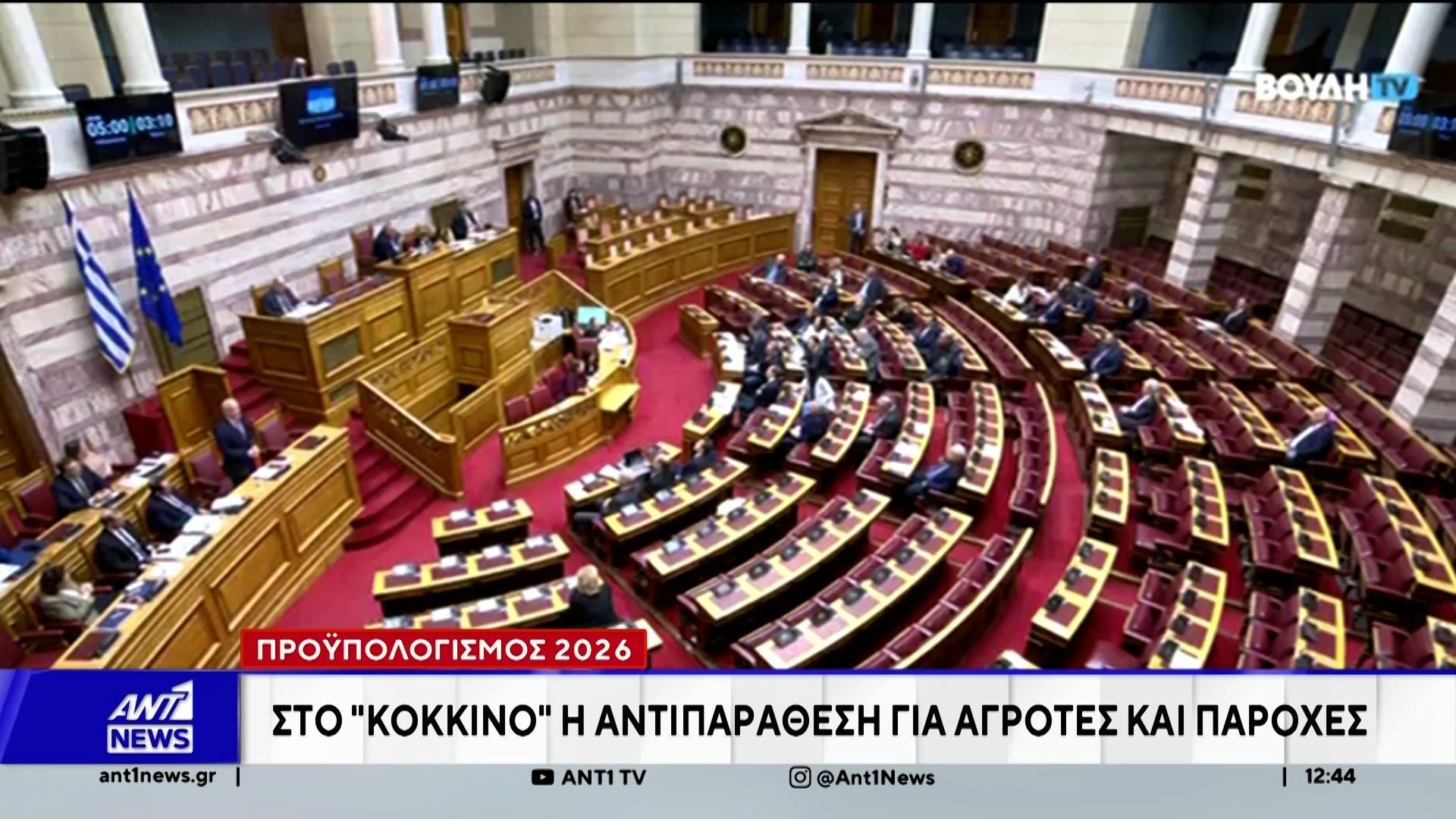 Προϋπολογισμός 2026: Στο κόκκινο η πολιτική αντιπαράθεση