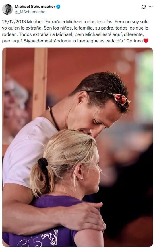 «Ο Μίκαελ Σουμάχερ είναι παρών, αλλά έχει αλλάξει»: Το συγκινητικό μήνυμα της συζύγου του