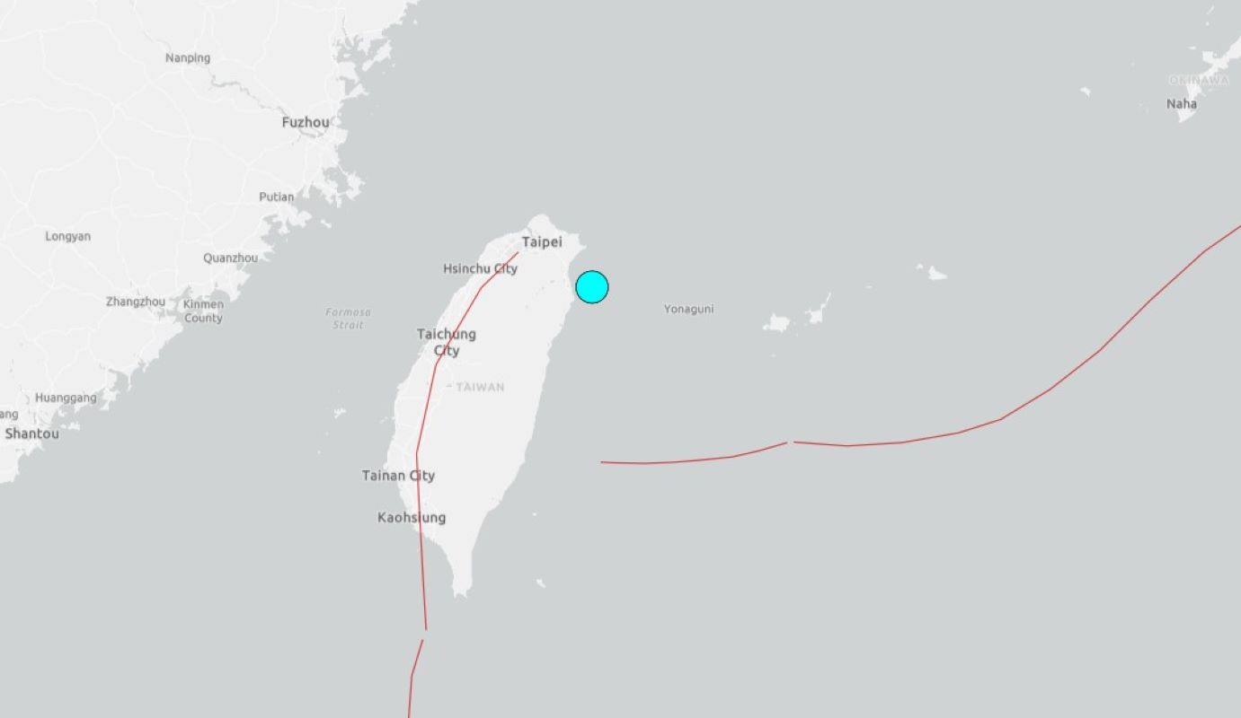 Ταϊβάν: Δυνατός σεισμός 7 Ρίχτερ – Καμία αναφορά για τραυματίες – Δείτε το βίντεο