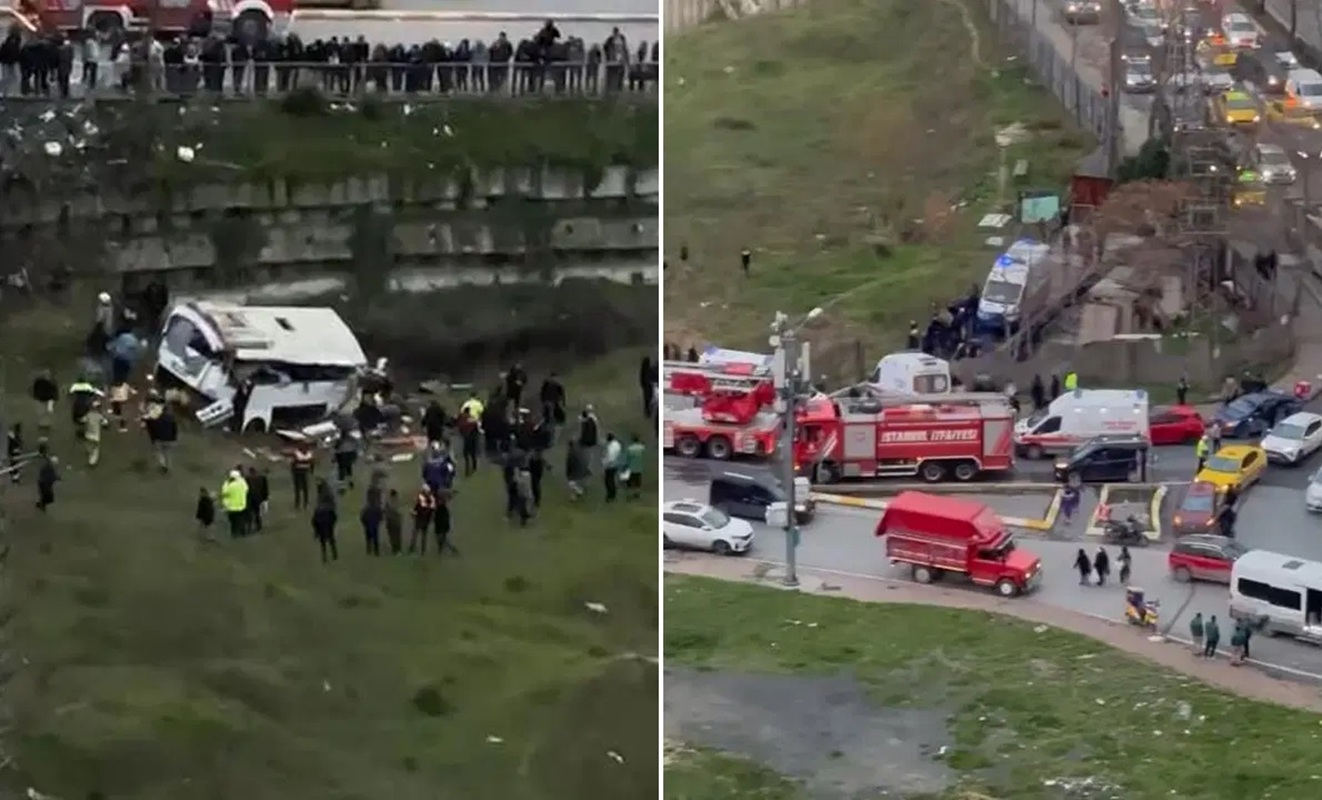 Δραματική Κατάρρευση στην Κωνσταντινούπολη: 5 Νεκροί και 6 Τραυματίες από Πτώση Λεωφορείου σε Χαράδρα – Συγκλονιστικό ΒΙΝΤΕΟ