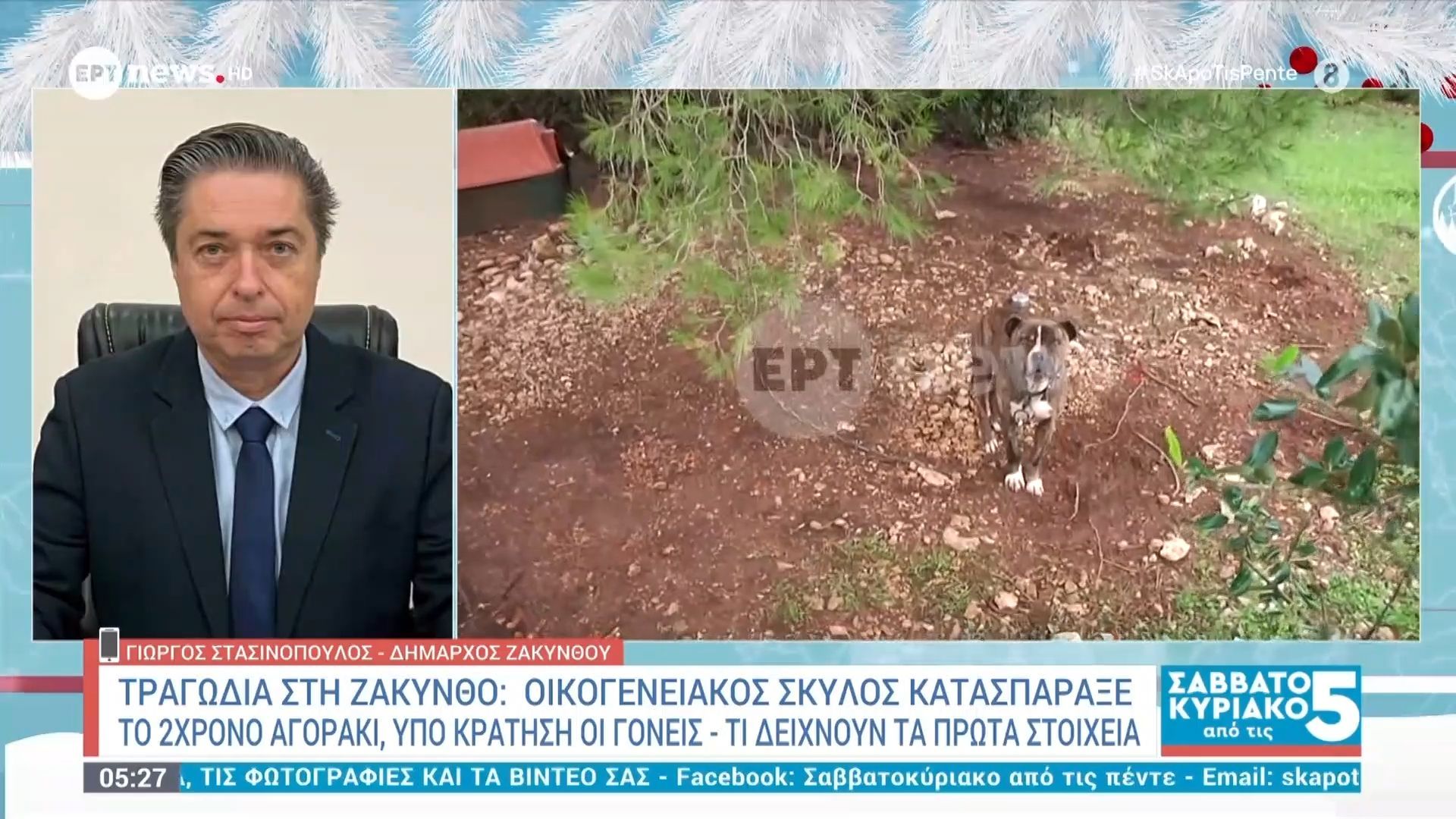 Τραγωδία στη Ζάκυνθο: Οικογενειακός σκύλος κατασπάραξε 2χρονο αγοράκι