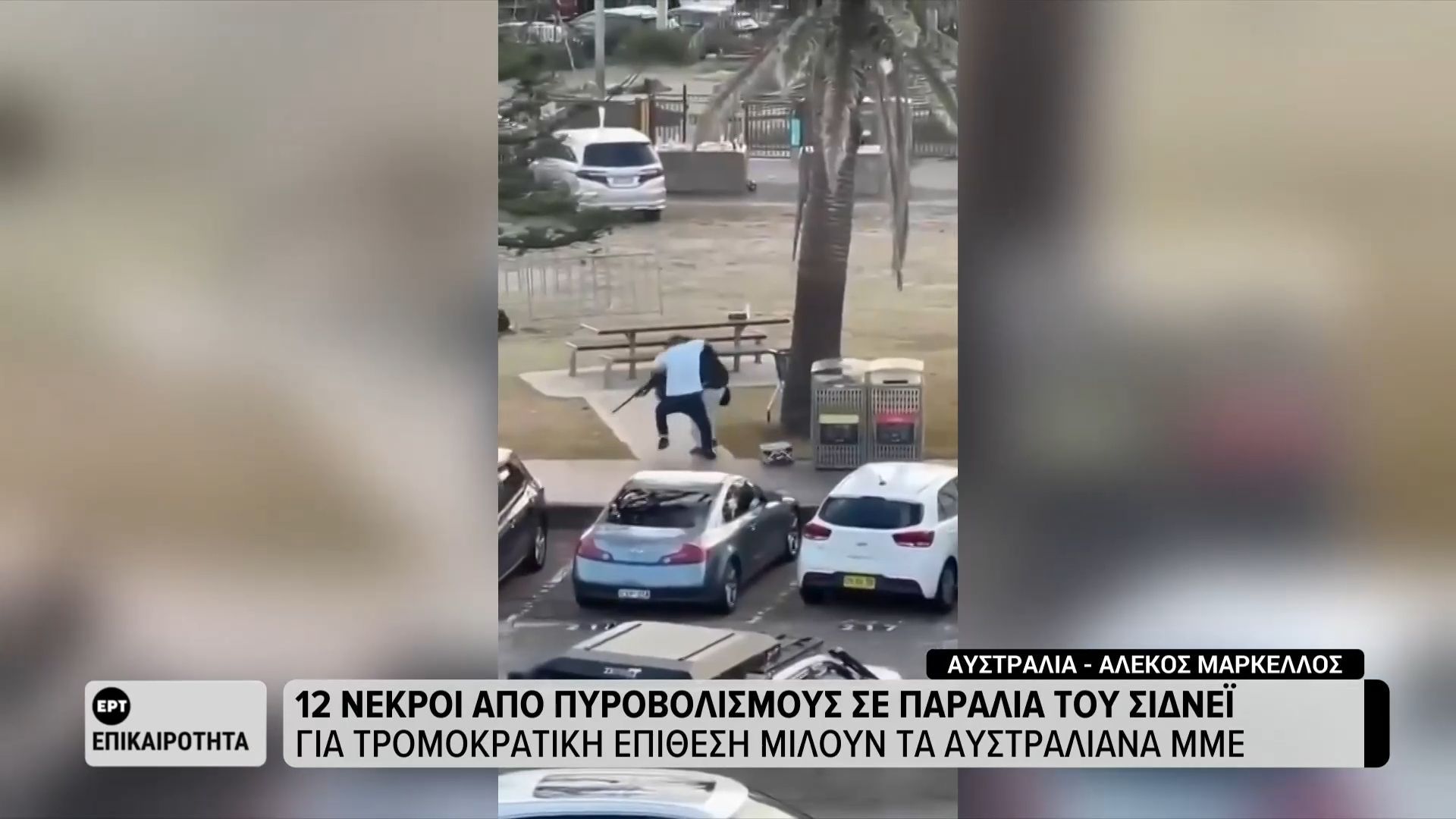 Τρομοκρατική επίθεση στο Σίδνεϊ: Η στιγμή που πολίτης αφοπλίζει έναν από τους δράστες – Τραυματίστηκε από ελεύθερο σκοπευτή