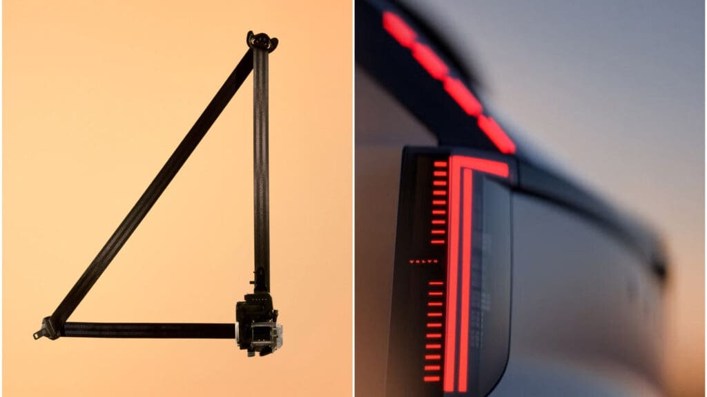 Volvo EX60 ζώνη ασφαλείας