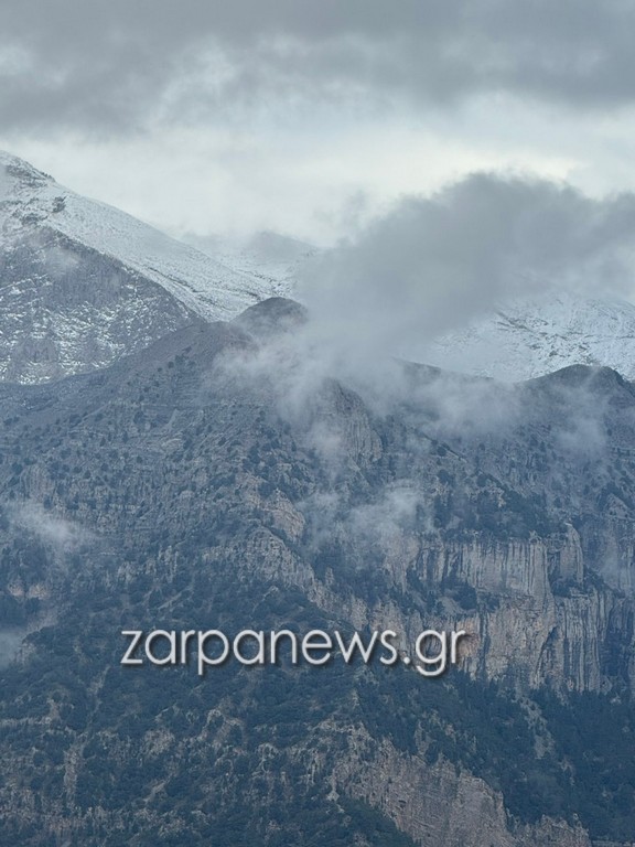 Ο Ομαλός «ντύθηκε» στα λευκά – Μαγευτικές εικόνες από τα κρητικά βουνά 4 Χιόνια Ομαλός