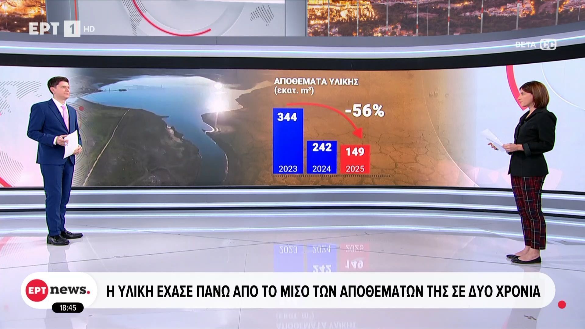 Αδειάζουν-οι-ταμιευτήρες-Μόρνου-και-υλικής-που-τροφοδοτούν-την-Ατική