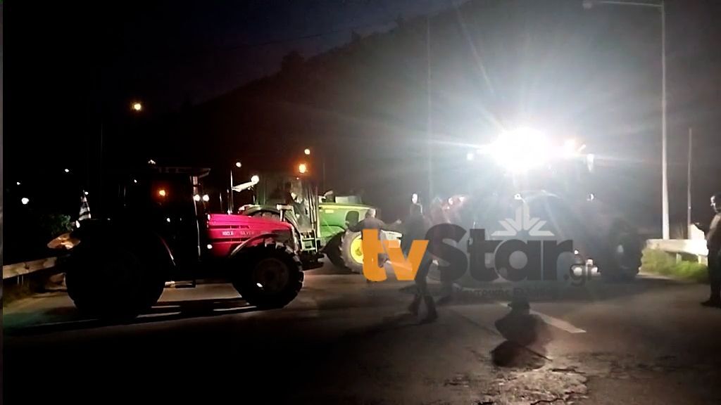 Οι-αγρότες-έκλεισαν-τη-γέφυρα-της-Χαλκίδας