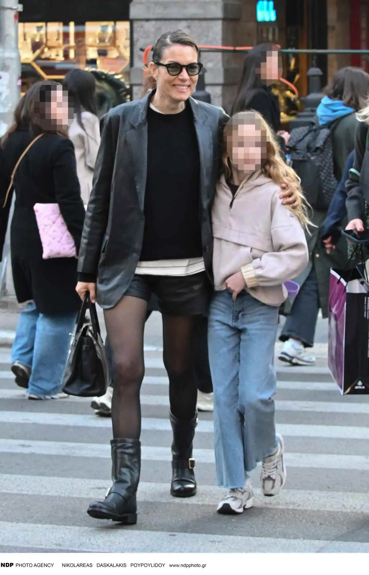 Η Βίκυ Καγιά με την κόρη της, Μπιάνκα