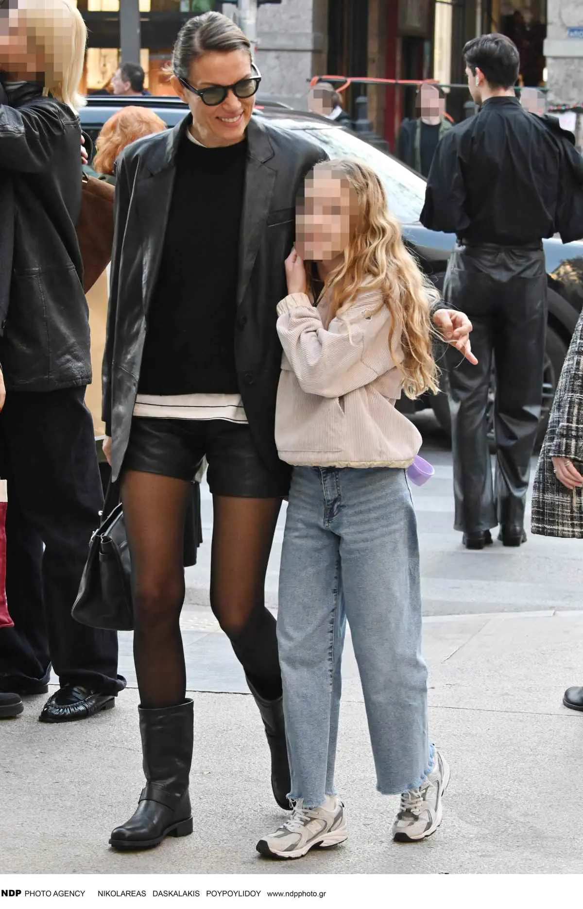 Η Βίκυ Καγιά με την κόρη της, Μπιάνκα