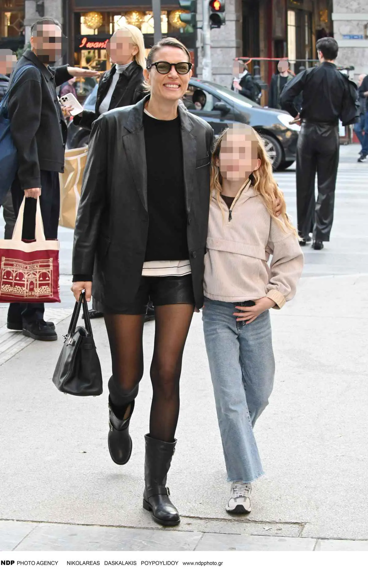 Η Βίκυ Καγιά με την κόρη της, Μπιάνκα