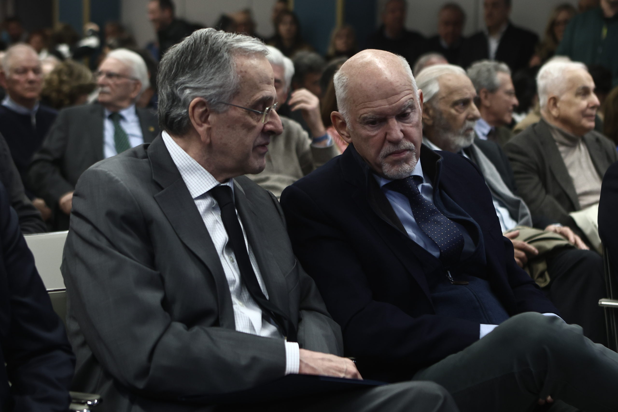 Αντώνης Σαμαράς, Σήφης Βαλυράκης, Γιώργος Παπανδρέου