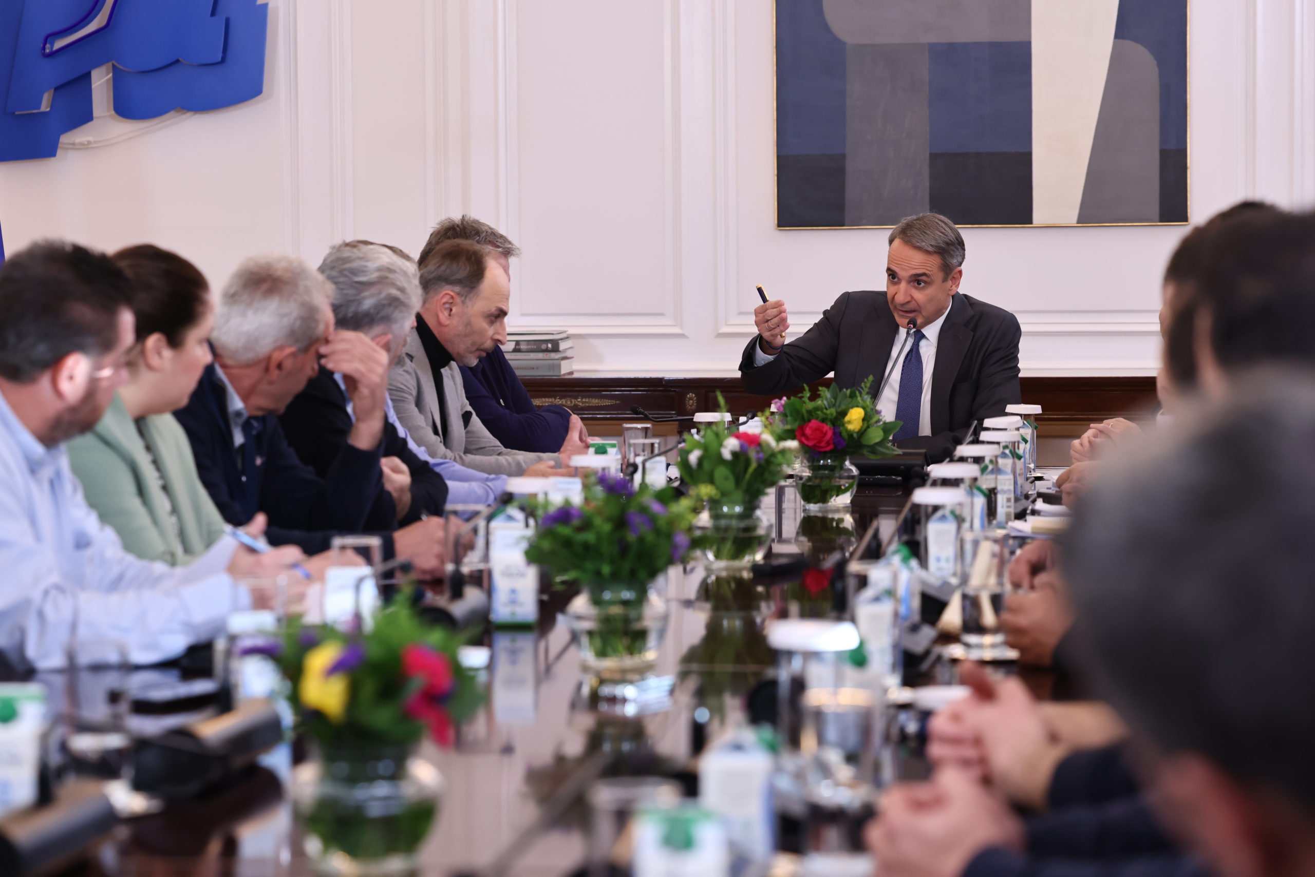 Συνάντηση Μητσοτάκη – αγροτών στο Μαξίμου: «Παράθυρο» για βελτιώσεις  – Τα θέματα που έχουν μπει στο τραπέζι της πολύωρης συζήτησης