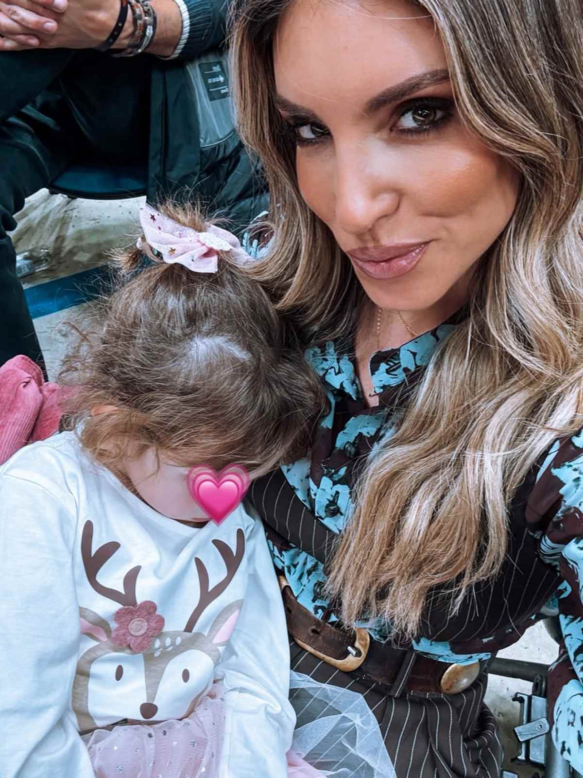 Η Αθηνά Οικονομάκου με την κόρη της στο Μιλάνο