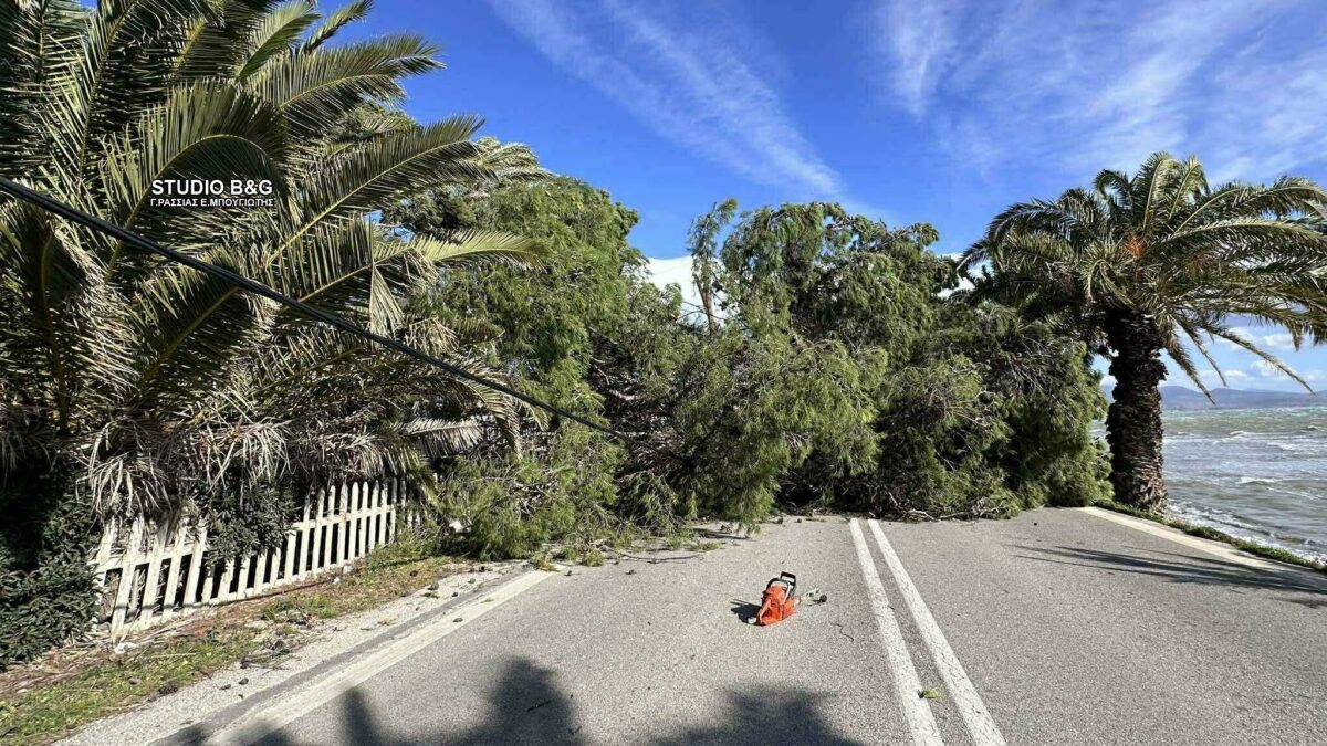 Θυελλώδεις άνεμοι στην Αργολίδα