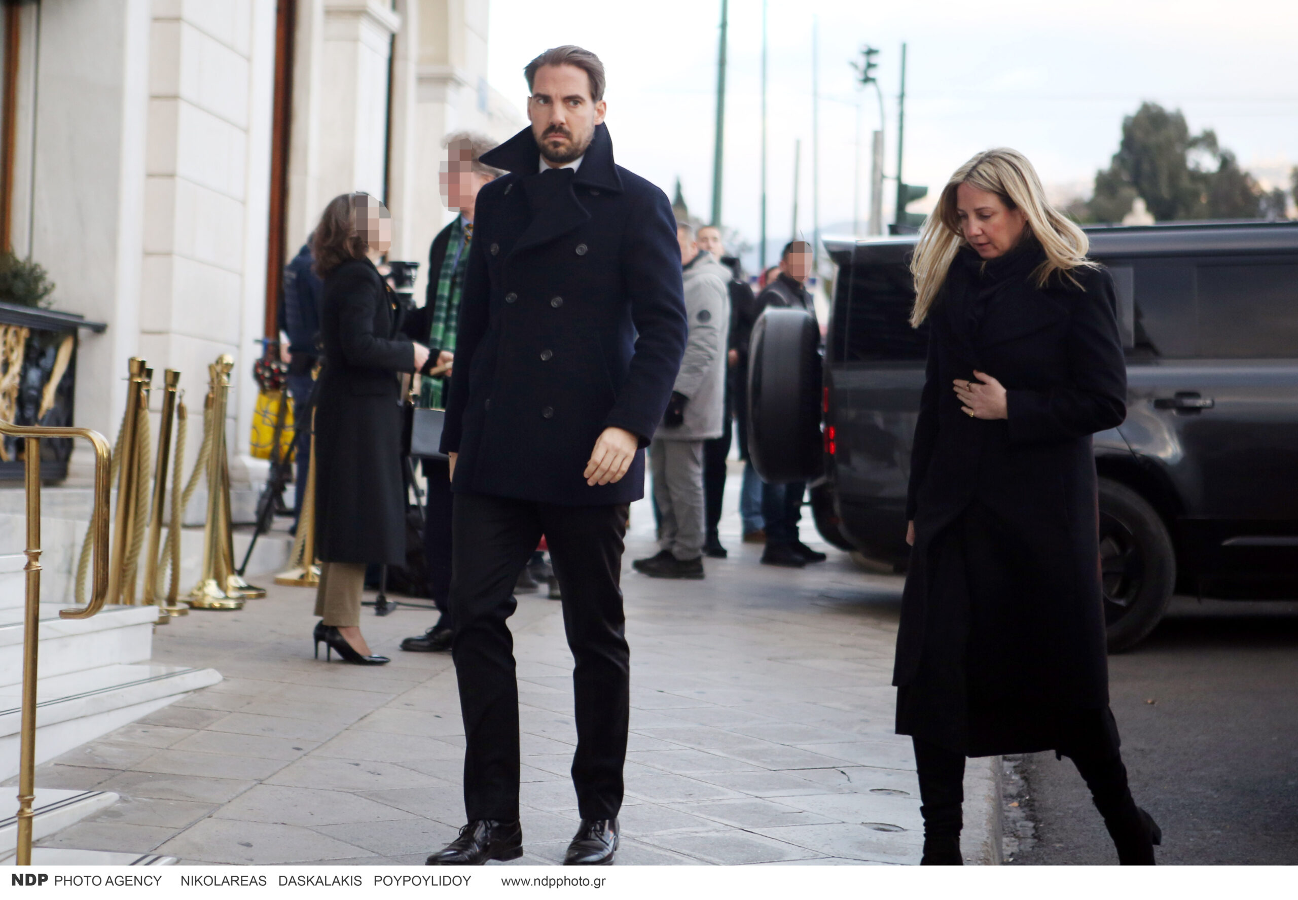 Ο Φίλιππος Ντε Γκρες με την αδερφή του, Θεοδώρα Ντε Γκρες