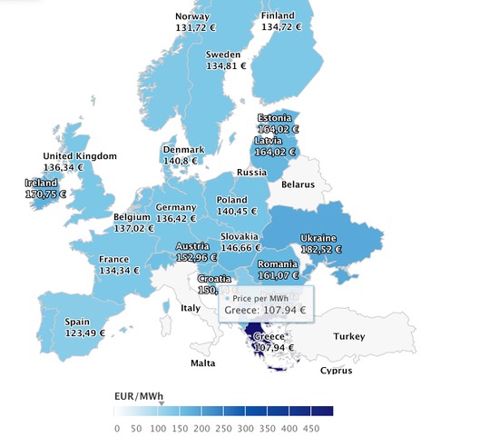 Ο σκληρός χειμώνας ενισχύει την άνοδο στις τιμές του φυσικού αερίου