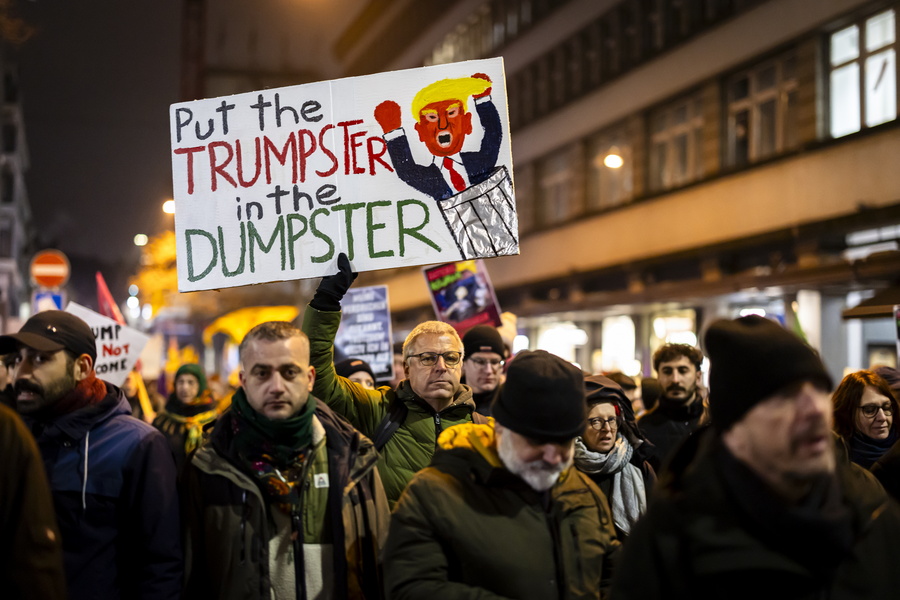 Ελβετία, Ντάβος, Παγκόσμιο Οικονομικό Φόρουμ, διαδηλώσεις, Τραμπ