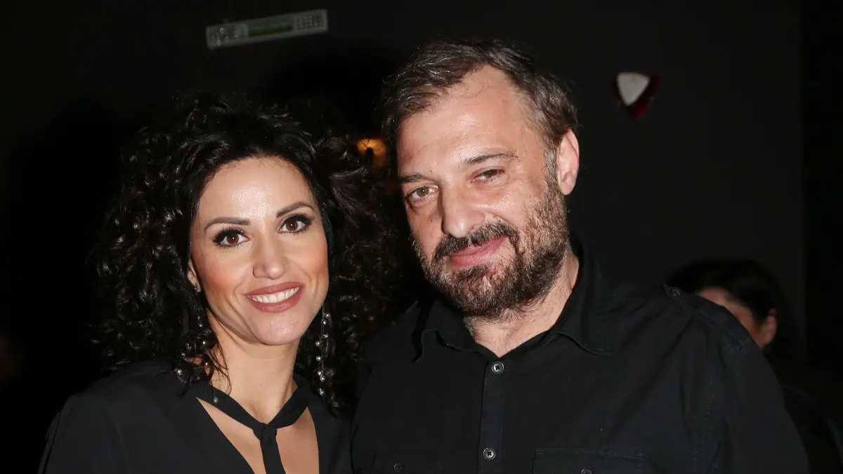 Ο Χρήστος Φερεντίνος και η Σοφία Παυλίδου