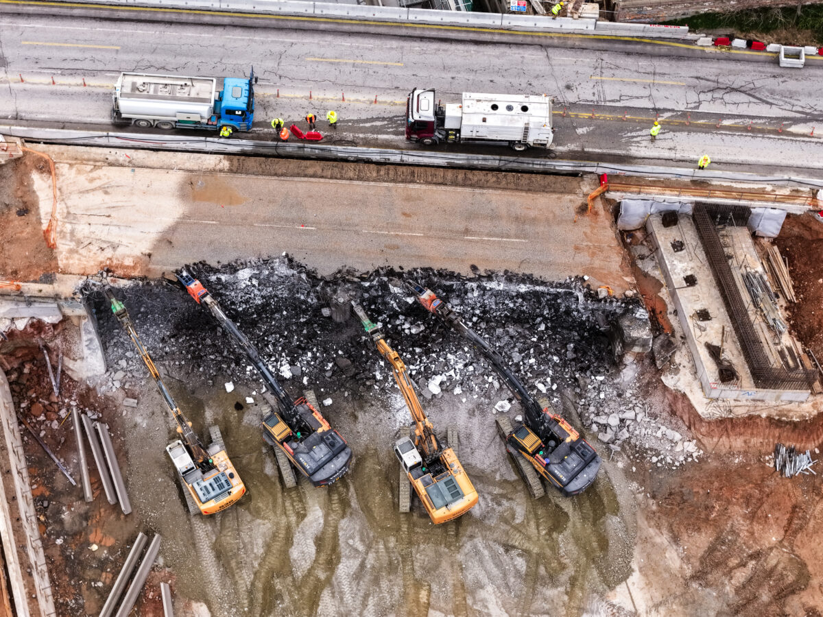 Κατεδάφιση της γέφυρας Πανοράματος
