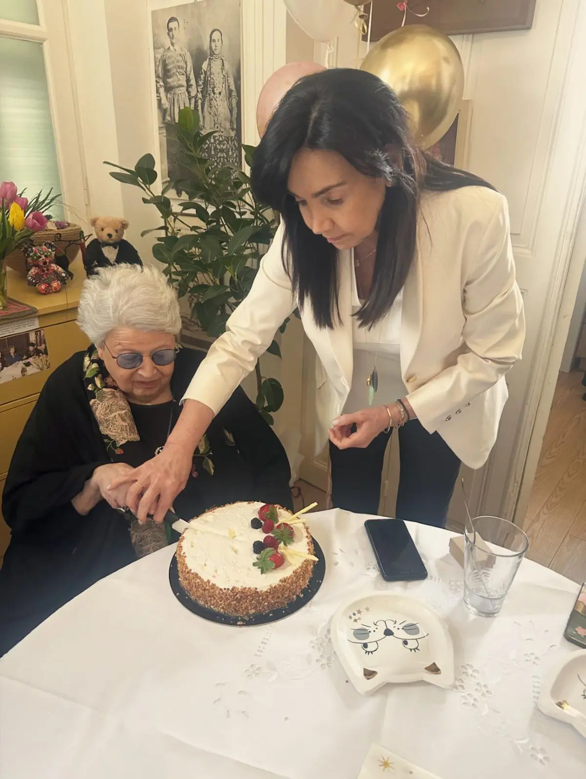 Η Γεωργία Σαμαρά στο Ίδρυμα Βασίλη Παπαντωνίου