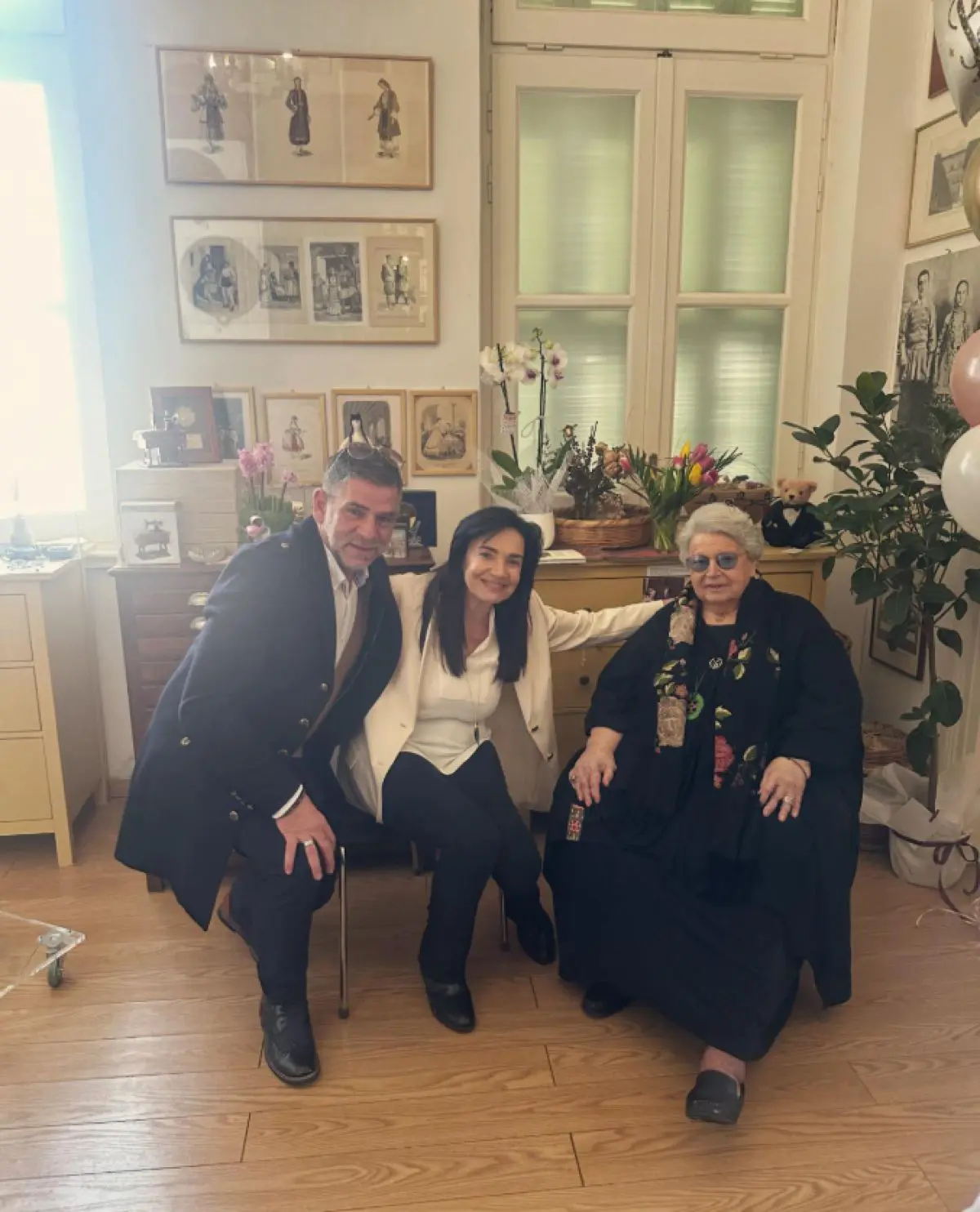 Η Γεωργία Σαμαρά στο Ίδρυμα Βασίλη Παπαντωνίου