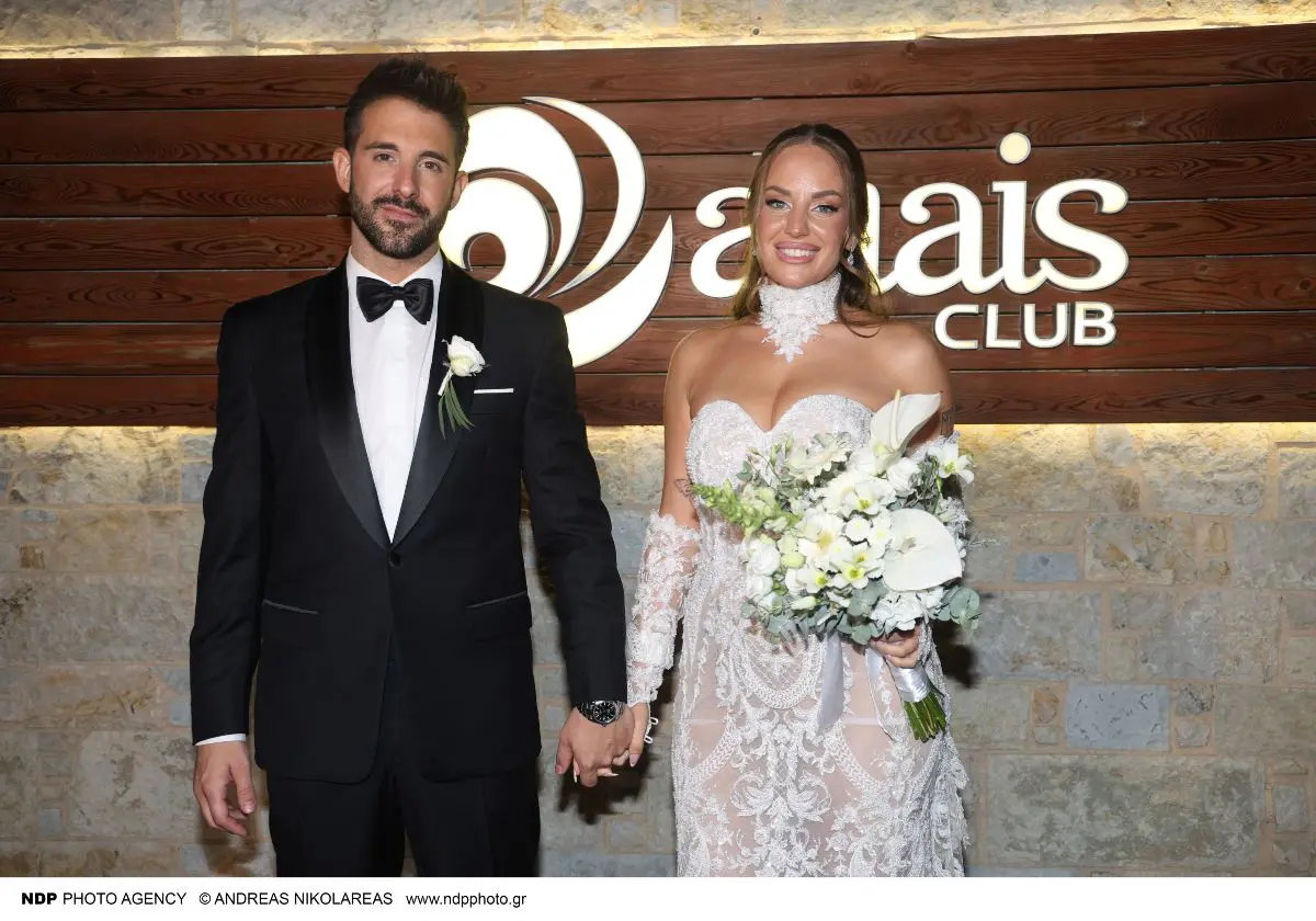 Ο γάμος της Ανδρομάχης και του Γιώργου Λιβάνη 