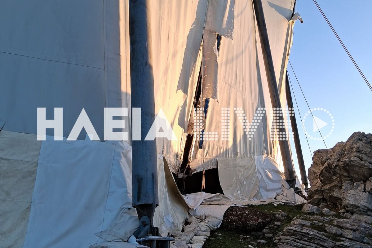 Η κακοκαιρία Kristin πλήττει την Ηλεία: Κατολισθήσεις και πλημμύρες σε δρόμους και υπόγεια – Κατάρρευση τοίχου σπιτιού 9 Ναός Επικούριου Απόλλωνα