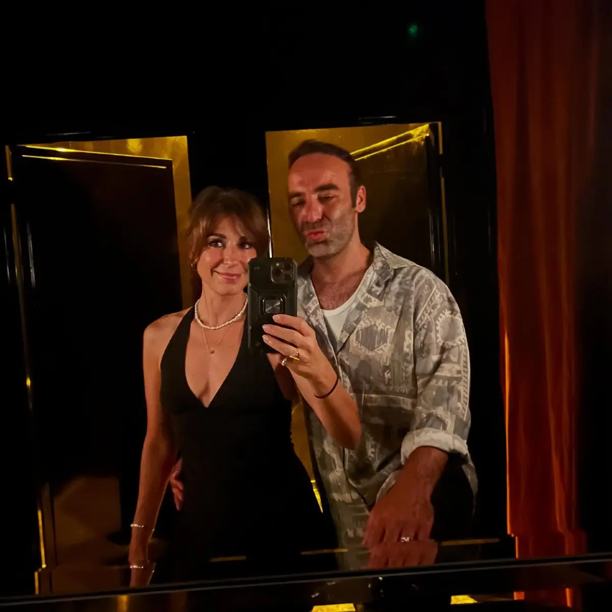 Η Κατερίνα Παπουτσάκη και ο Θάνος Χατζόπουλος