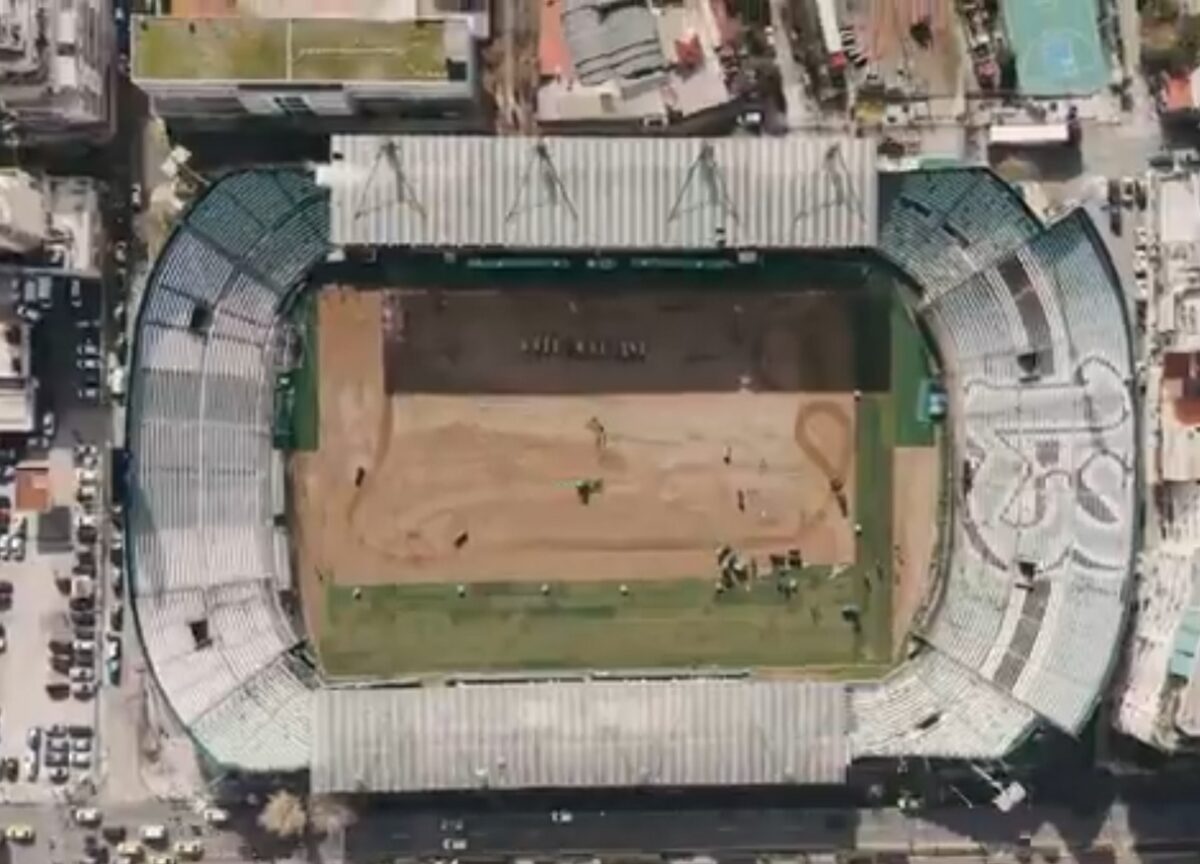 Παναθηναϊκός: Το βίντεο από την ανανέωση του χλοοτάπητα στη Λεωφόρο