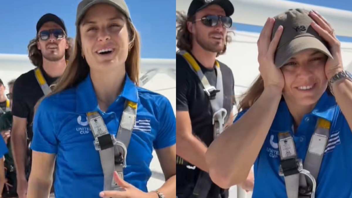 Μαρία Σάκκαρη: Το χιουμοριστικό βίντεο με τον Τσιτσιπά και η πρεμιέρα με το μονόπετρο (Βίντεο)