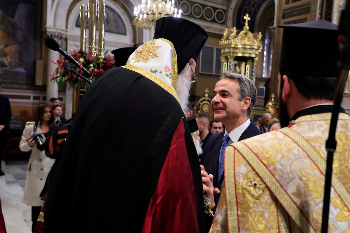 Η πρωτοχρονιάτικη δοξολογία στη Μητρόπολη