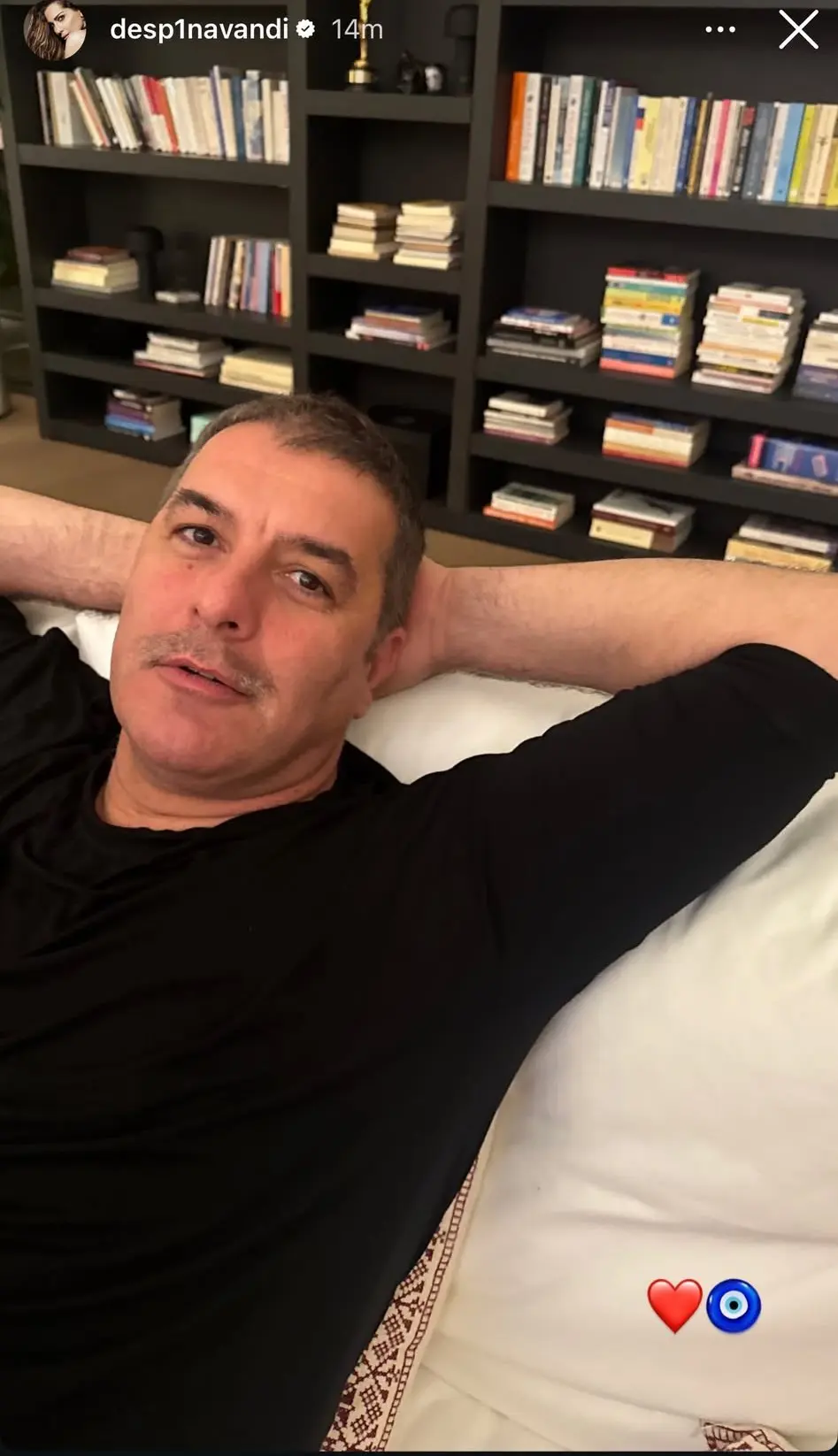 Δέσποινα Βανδή: Απαθανατίζει τον Βασίλη Μπισμπίκη – Το τρυφερό στιγμιότυπο στο Instagram 3 Βασίλης Μπισμπίκης