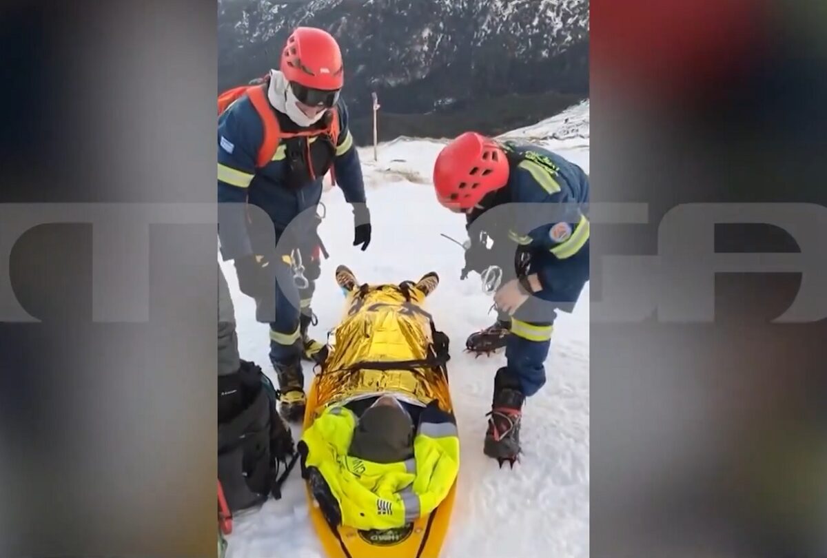 Ταΰγετος: Καρέ καρέ η επιχείρηση διάσωσης των 4 ορειβατών που τραυματίστηκαν σε χαράδρα στα 2.000 μέτρα