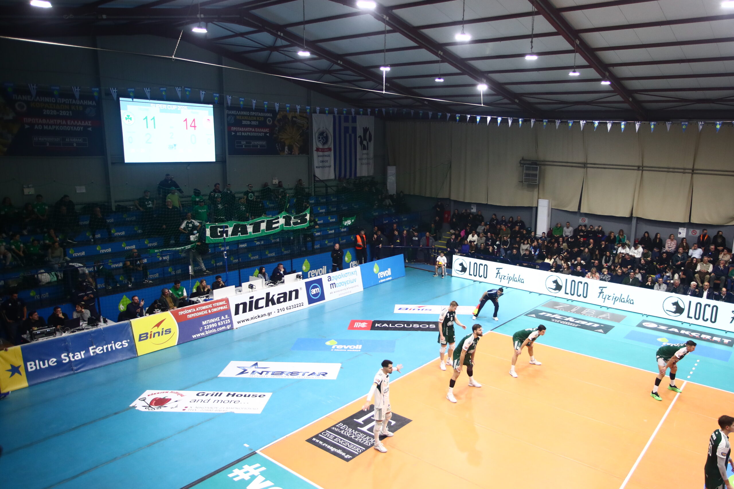 Παναθηναϊκός – Ολυμπιακός 2-3: Επική ανατροπή και διπλή κατάκτηση του Super Cup στο ανδρικό βόλεϊ